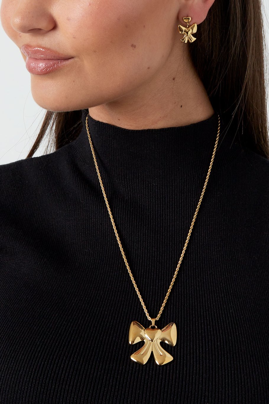 necklace bow lover Picture3